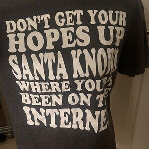 Graphic Tee with Bold White Text